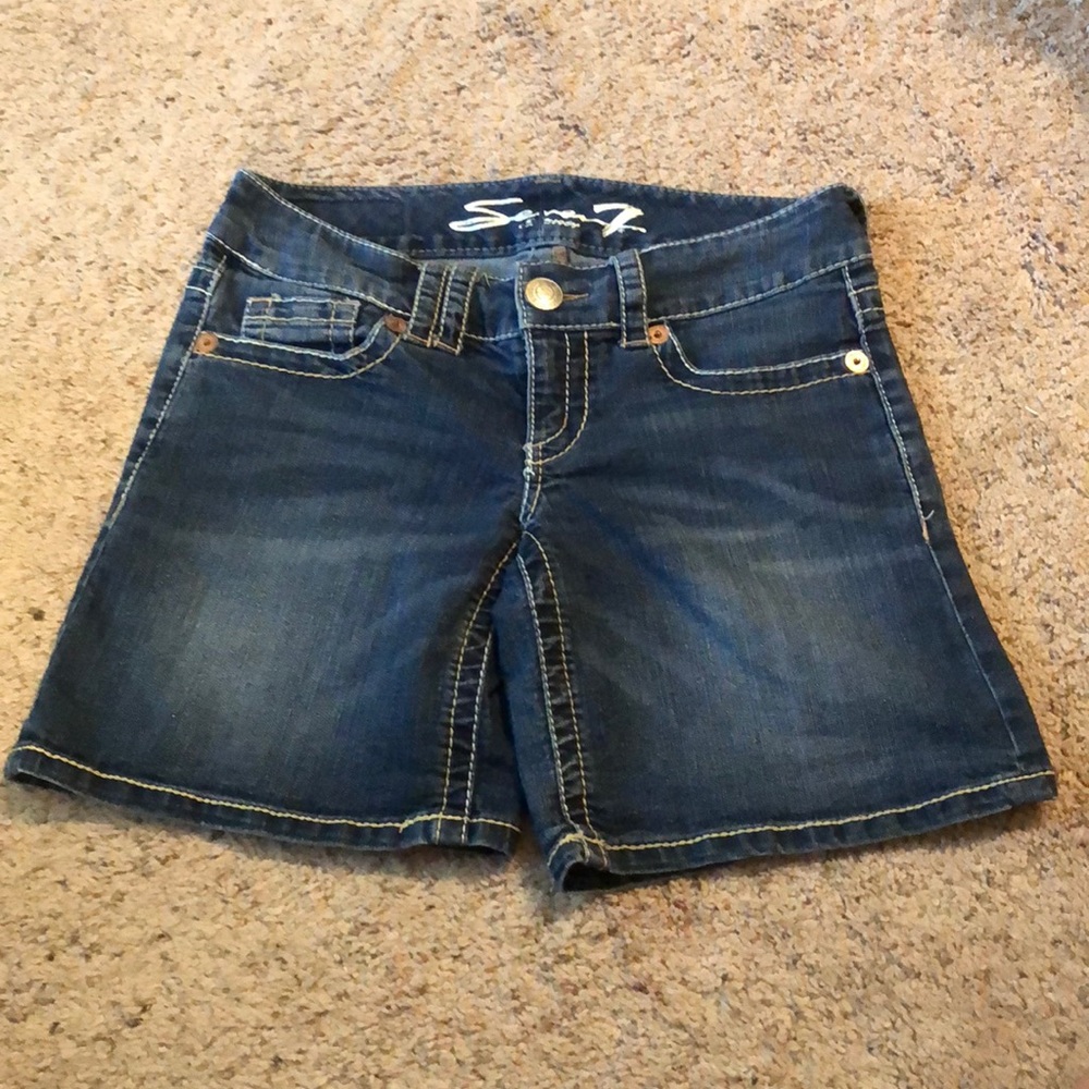 Seven7 women juniors 27 jean shorts seven 7